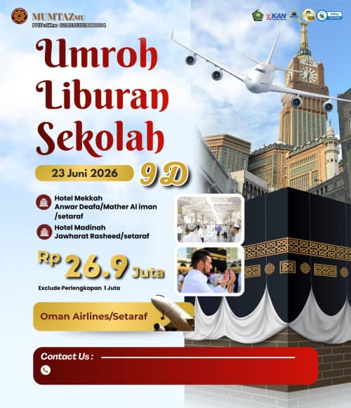 UMROH LIBURAN SEKOLAH